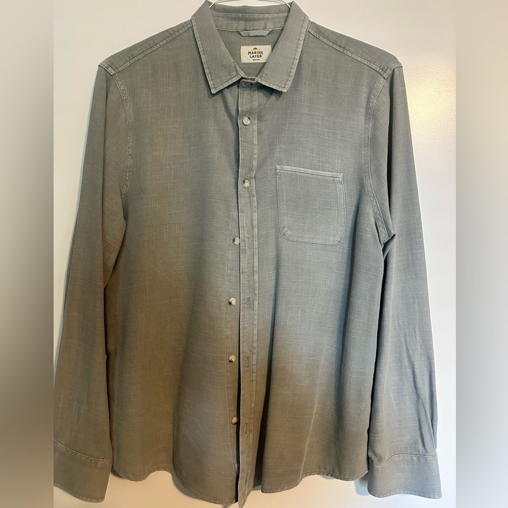 Men’s Marine Layer Stretch Selvage Long Sleeve Shirt